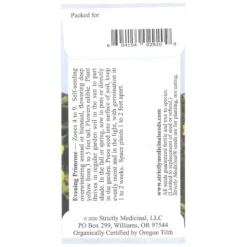 Strictly Medicinal Organic Evening Primrose -Flourish Seeds SNV7010 web2