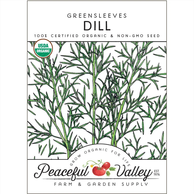 Organic Dill, Greensleeves 1 Organic Dill, Greensleeves
