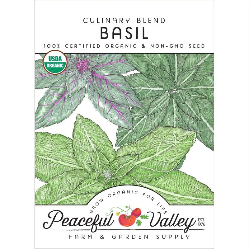 Organic Basil, Culinary Blend (pack) 1 Organic Basil, Culinary Blend (pack)
