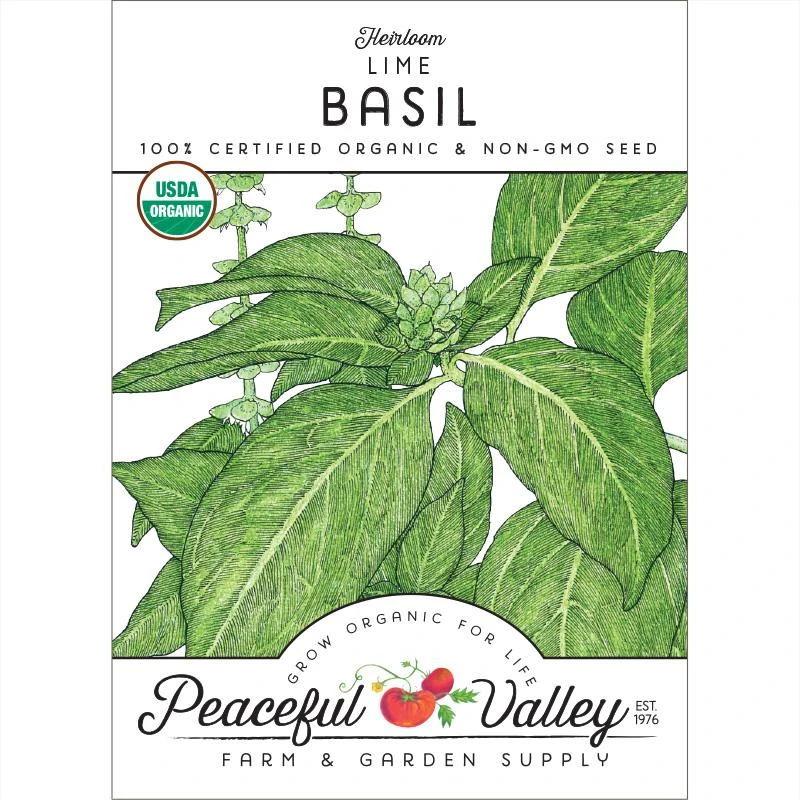 Organic Basil, Lime (pack) 1 Organic Basil, Lime (pack)