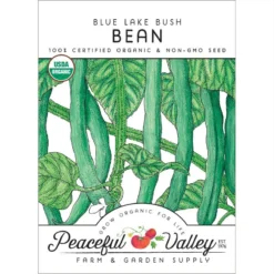 Blue Lake Bush Bean Seeds (Organic)