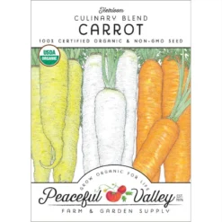 Culinary Mix Carrot Seeds (Organic)