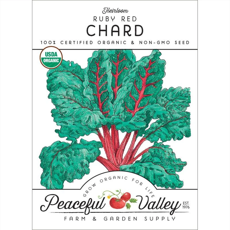 Red Ruby Chard Seeds (Organic) 1 Red Ruby Chard Seeds (Organic)