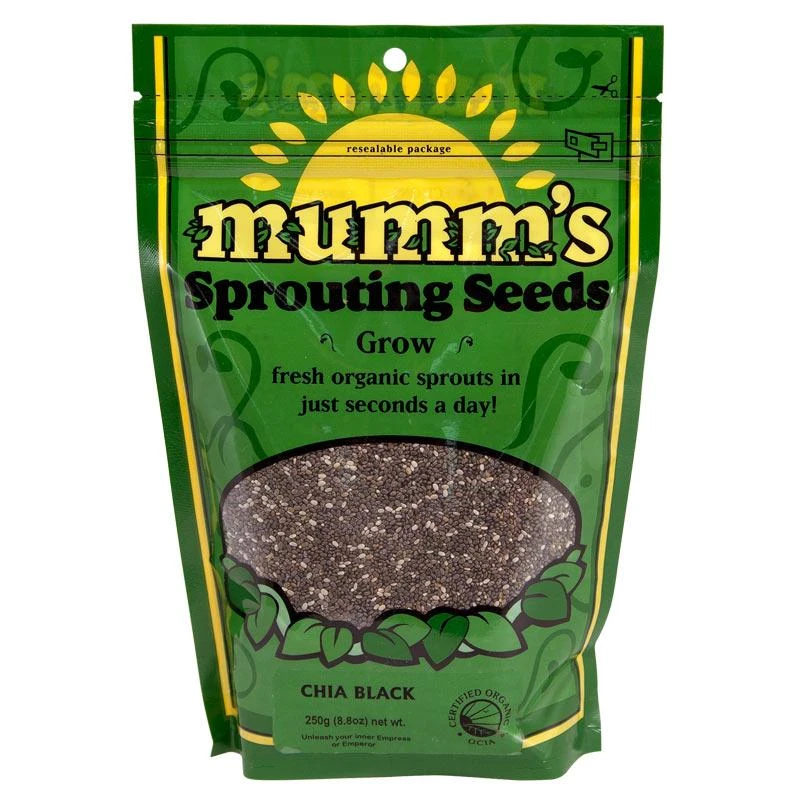 Organic Chia Sprouting Seeds (8.8 Oz) 1 Organic Chia Sprouting Seeds (8.8 Oz)