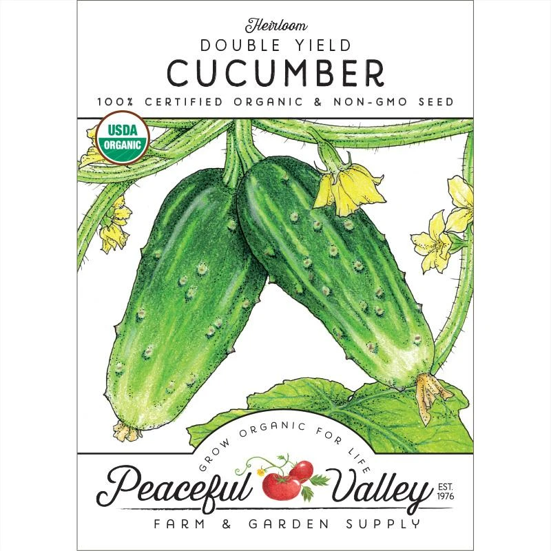 Double Yield Cucumber Seeds (Organic) 1 Double Yield Cucumber Seeds (Organic)