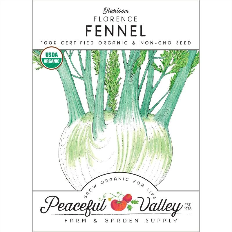 Florence Fennel Seeds (Organic) 1 Florence Fennel Seeds (Organic)