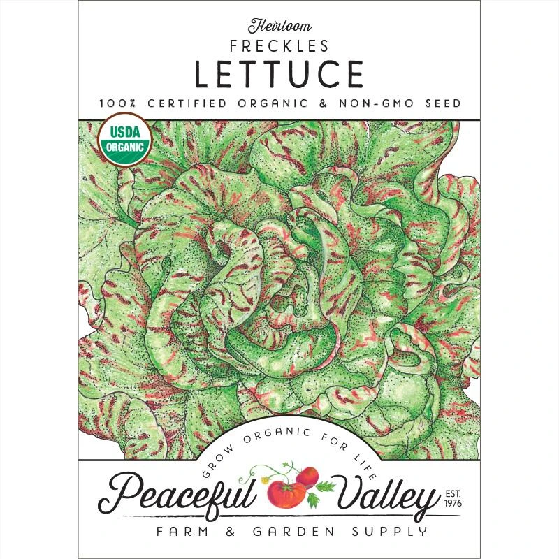 Freckles Lettuce Seeds (Organic) 1 Freckles Lettuce Seeds (Organic)