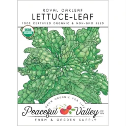 Royal Oakleaf Lettuce Seeds (Organic)