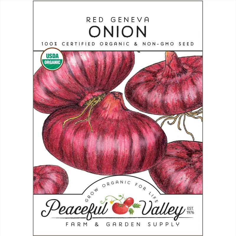 Red Geneva Onion Seeds (Organic) 1 Red Geneva Onion Seeds (Organic)