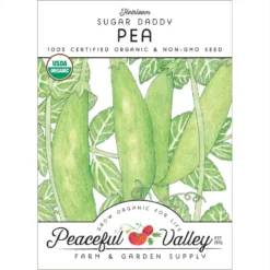 Sugar Daddy Pea Seeds (Organic)
