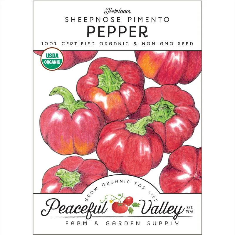 Sheepnose Sweet Pepper Seeds (Organic) 1 Sheepnose Sweet Pepper Seeds (Organic)