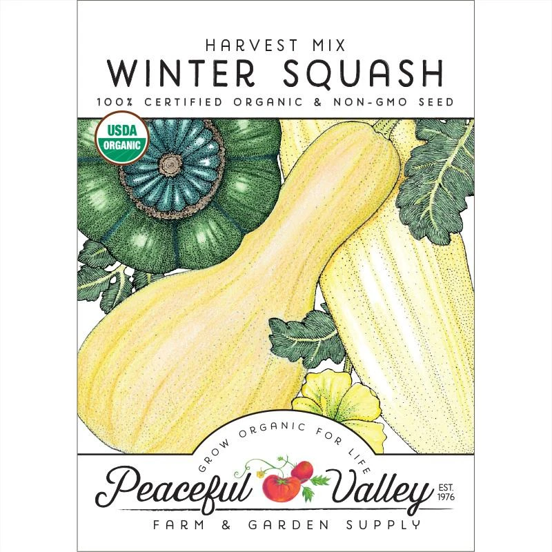 Harvest Mix Winter Squash Seeds (Organic) 1 Harvest Mix Winter Squash Seeds (Organic)