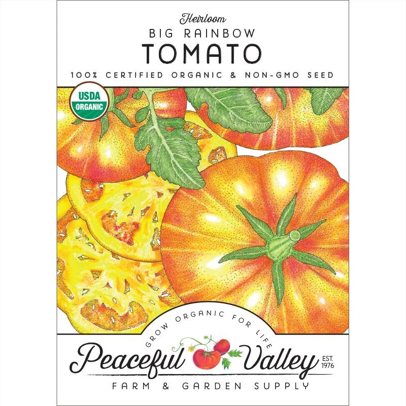 Big Rainbow Tomato Seeds (Organic) 1 Big Rainbow Tomato Seeds (Organic)