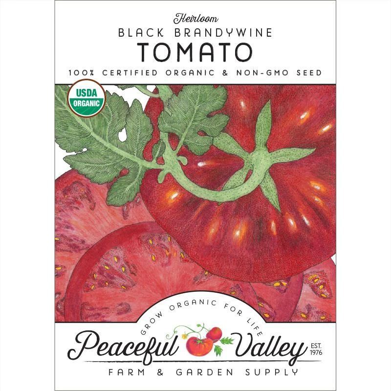Brandywine Black Tomato Seeds (Organic) 1 Brandywine Black Tomato Seeds (Organic)