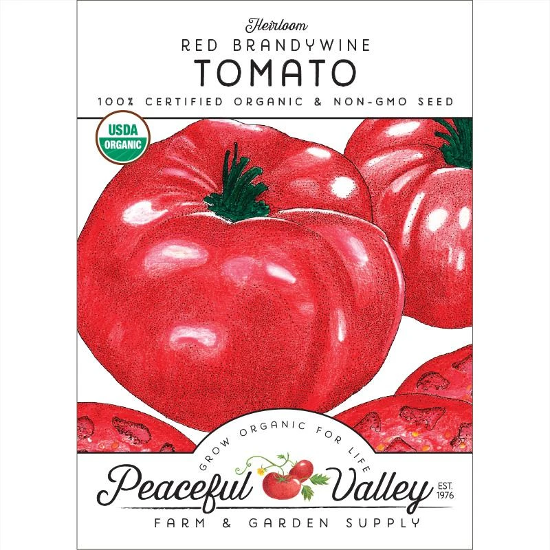 Brandywine Tomato Seeds (Organic) 1 Brandywine Tomato Seeds (Organic)