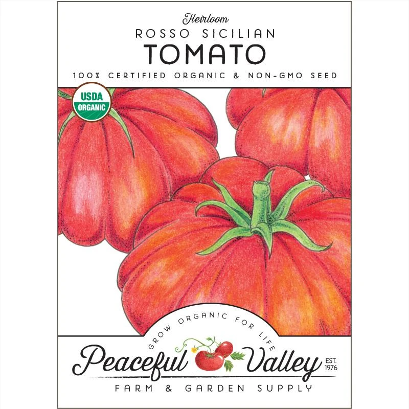 Paste Rosso Sicilian Tomato Seeds (Organic) 1 Paste Rosso Sicilian Tomato Seeds (Organic)