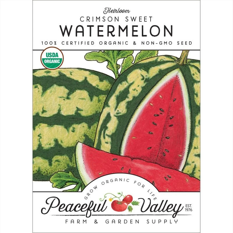 Crimson Sweet Watermelon Seeds (Organic) 1 Crimson Sweet Watermelon Seeds (Organic)