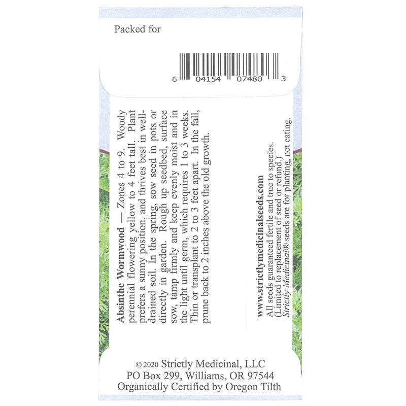 Strictly Medicinal Organic Wormwood 2 Strictly Medicinal Organic Wormwood - Image 2