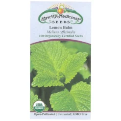Strictly Medicinal Organic Lemon Balm
